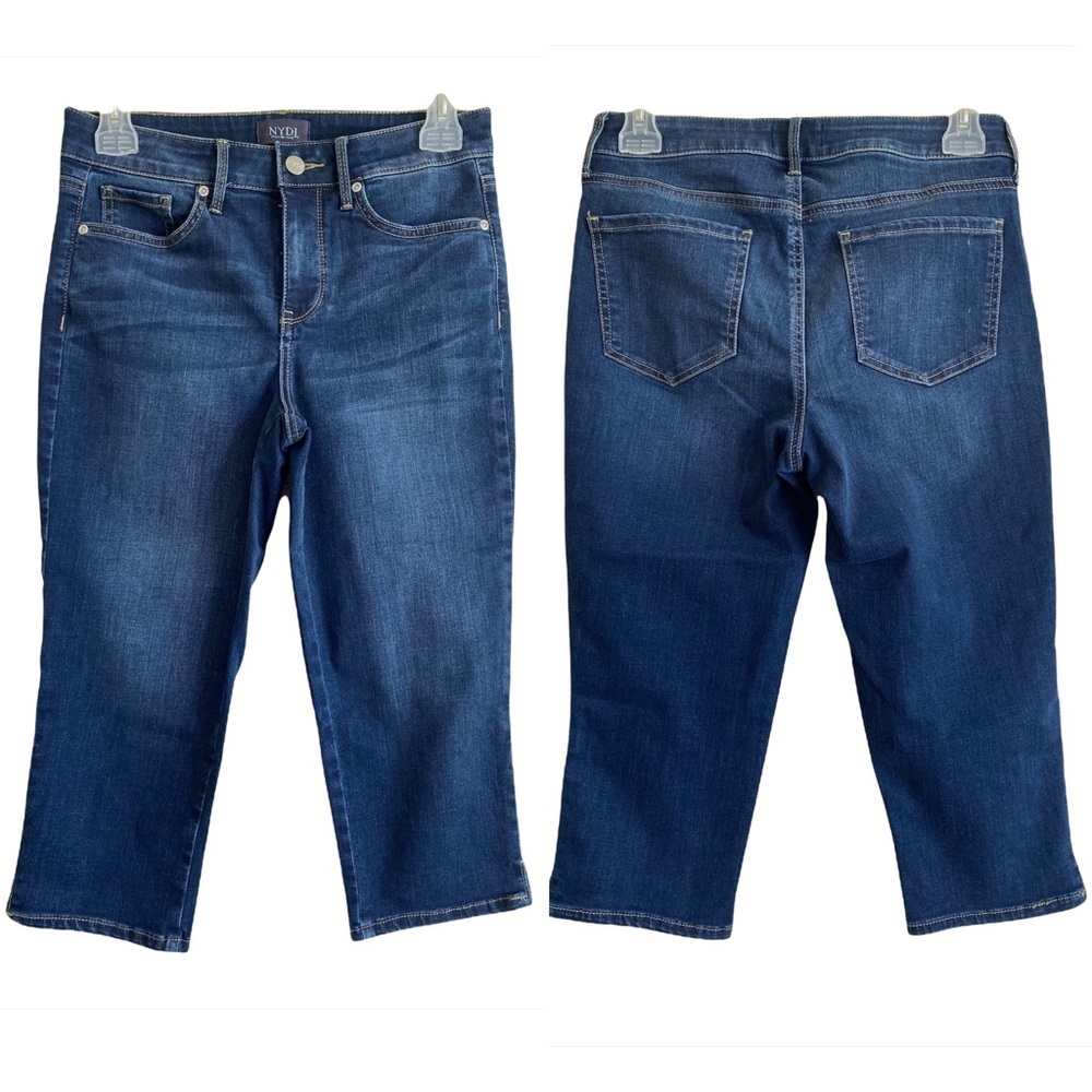 •NYDJ• Denim Cool Embrace Crop Jeans - Picture 2 of 12